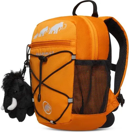 Mammut Kinderrucksack First Zip 16 - Kleiner Tagesrucksack für 2–9-jährige Kinder, mit praktischer Unterteilung und inklusive süßem Mammut-Stofftier.