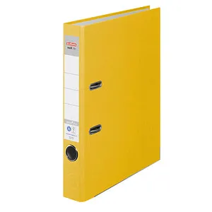 herlitz maX.file nature plus Ordner gelb Karton 5,0 cm DIN A4, 1 St.