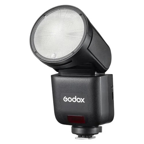 Godox V1mid-C Rundblitzgerät für Canon - Vielseitiges Rundblitzgerät für Canon-Kameras, ideal für kreative Lichtsetzung mit gleichmäßiger Ausleuchtung und einfacher Bedienung.