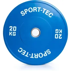 Hantelscheibe Olympia Bumper Plate, 50 mm, 20 kg, blau