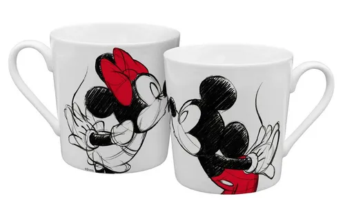 Disney Tasse Mickey Minnie Kiss Sketch von Disney