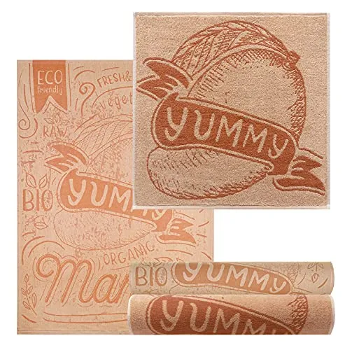 Geschirrtücher Orange von Lashuma