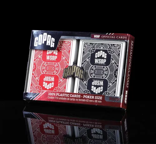 Produktbild COPAG WSOP Plastik Karten Poker Canasta Jumbo Eckzeichen Spielkarten
