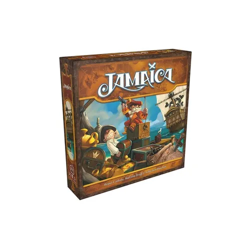 Jamaica DE - Gesellschaftsspiel - Abenteuerliches Piratenspiel für 2-6 Spieler, strategisches Wettrennen um den Schatz in der Karibik!