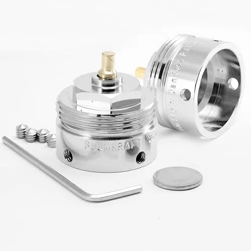 BLUMKRAFT 2er-Set Heizkörperadapter, kompatibel mit Danfoss RAVL 26 mm und kompatibel mit Landis&Gyr 24 mm auf M30 x 1,5 für Thermostatkopf/Thermostat M30 x 1,5 Stecker