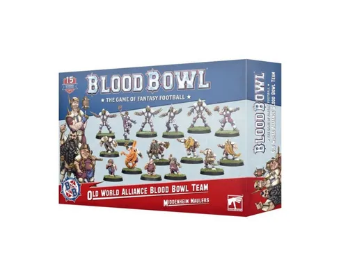 Blood Bowl - Team Old World Alliance - Tabletop Spiel mit hochwertigen Miniaturen, langlebig und flexibel gestaltbar für endlosen Spielspaß.