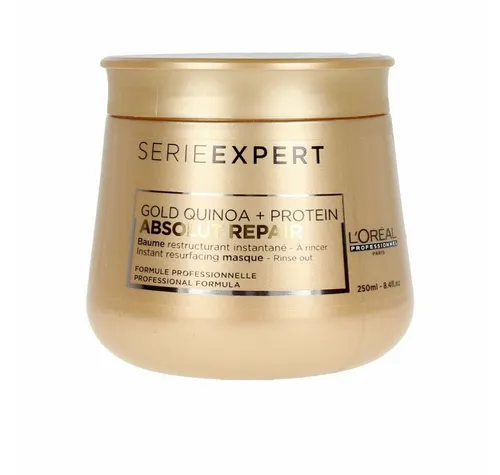 L'Oreal Professionnel Serie Expert - Absolut Repair Gold Quinoa - Haarpflegekur für geschädigtes Haar, nährt intensiv mit Gold Quinoa und sorgt für sofortige Reparatur und Geschmeidigkeit.
