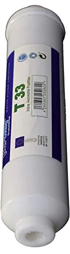 Inline Aktivkohle Postfilter T33 CARBON für Umkehrosmoseanlagen
