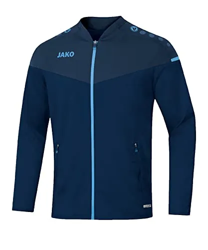 JAKO Präsentationsjacke Champ 2.0 - Stylisch und funktional für Damen - Trainingsbekleidung mit Keep Dry Funktion, ideal für Sport und Freizeit. Mit Reißverschlusstaschen und Kontrast-Tape für einen modernen Look.