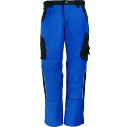 FHB BRUNO Arbeitshose Twill royal-schwarz Gr. 48 von FHB
