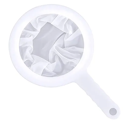 Stück Filter Siebe 100 Mesh Nylon Sieb Mit Griff,Sieb Filter, Nylon Sieb Mit Griff,Mit Rand Und Bequemen Rutschfesten Griffen,für Filterung von Saft, Milch, Kaffee, Wein 1