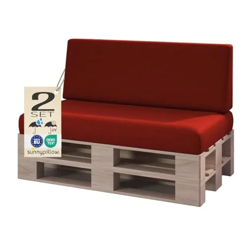 Sitzpolster Rot von sunnypillow