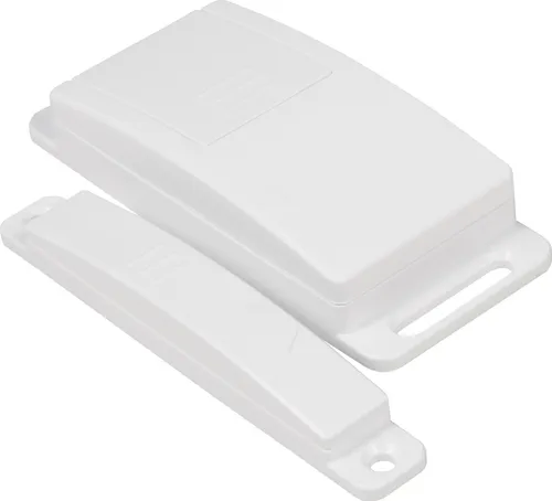 MC POWER - Funk Magnetkontakt Aufputz | Comfort | 433,9 MHz AP Tür Fensterkontakt Schalter Batteriebetrieben Funktionsanzeige, max. 30m für Comfort Serie