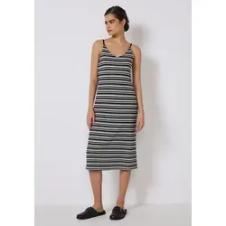 STREET ONE STUDIO Midikleid soft und trageangenehm schwarz 46 EU