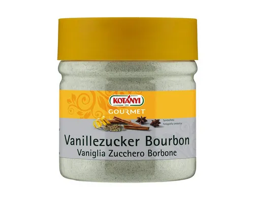 KOTANYI Bourbon Vanillezucker 240g - Feinster Bourbon Vanillezucker mit blumiger Note für ein unvergessliches Geschmackserlebnis. Ideal zum Verfeinern von Desserts und Gebäck – für süße Genussmomente.