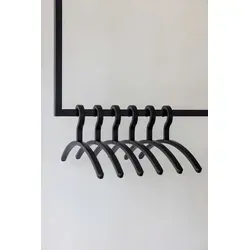 Metallbude Kleiderbügel FAY in schwarz von Metallbude