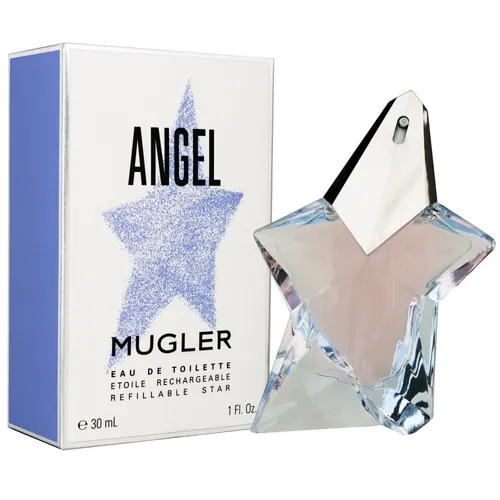 Thierry Mugler Angel Edt Spray 30 ml - Damenduft mit blumigen und gourmandigen Noten, verpackt im ikonischen Stern-Flakon, ideal für Frauen, die ihre Träume ausleben und Abenteuer suchen.
