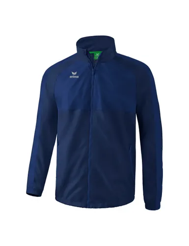 Erima Unisex Team Allwetterjacke, new navy, S - Sportjacken aus wasserdichtem Material mit 1.200 mm Wassersäule, ideal für jedes Wetter und optimal für Teamsport.