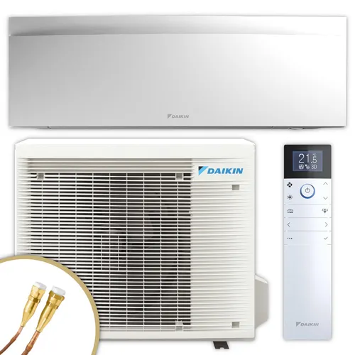 DAIKIN Split Klimaanlage Emura 3 | Weiß | 4,2 kW - Effiziente Klimaanlage für Räume bis 50 m². Mit Quick-Connect für einfache Installation. Innovatives Design und intelligente Sensoren sorgen für optimalen Komfort.