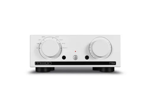 Mission 778X Audioverstärker silberfarben - Hochwertiger Verstärker in elegantem Silber, ideal für audiophile Musikliebhaber, die erstklassigen Sound genießen möchten.