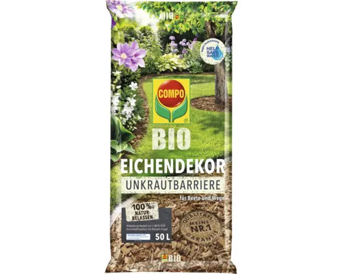 Eichendekor und Unkrautbarriere COMPO BIO 50 L von COMPO