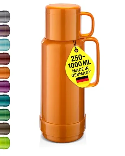 ROTPUNKT Thermoskanne Typ 80 1 l – Glänzender Fuchs - Hochwertige 1 L Thermoskanne für heiße und kalte Getränke, mit elegantem Design und hervorragender Isolierung für lange Genusszeiten.