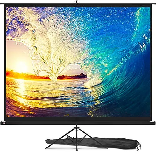 Produktbild Beamer Leinwand mit Stativ 100-120 Zoll