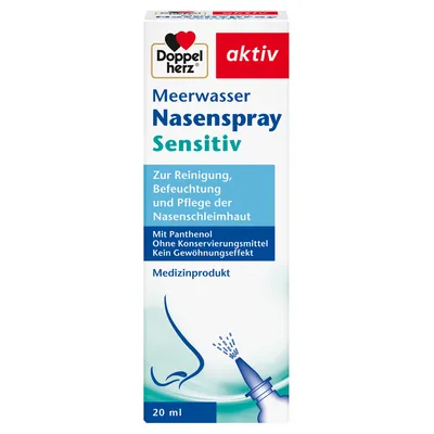 Doppelherz Aktiv Meerwasser Nasenspray mit Panthenol 20 ml