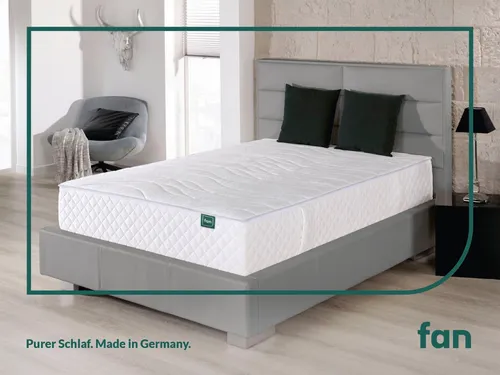 f.a.n. 7-Zonen Boxspring-Matratze mit Thermogel-Auflage 80x200 cm - Matratzen mit 7 Zonen für optimalen Schlafkomfort, ausgestattet mit einer Thermogel-Auflage für perfekte Temperaturregulierung und erholsame Nächte.