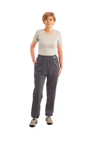 Pflegeoverall Suprima CareActive Jogging Grau (Größe S) - Inkontinenzeinlagen - Bequemer Pflegeoverall in Grau, ideal für Erwachsene und optimale Bewegungsfreiheit bei Inkontinenz.
