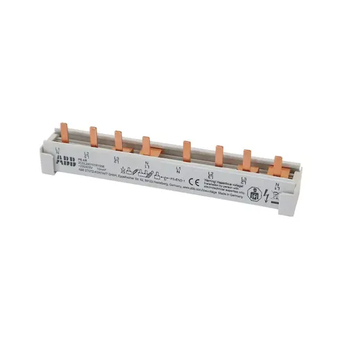 ABB PS4/8 Phasenschiene/Sammelschiene 14cm, 10mm², 4-polig, 8TE, L1-L2-L3-N...