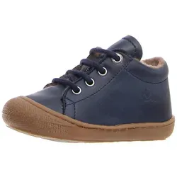 Naturino Cocoon-Lauflernschuhe aus Leder mit Wollfutter Marineblau 20 - Baby Sneaker für Jungen, mit hochwertigem Leder und warmem Wollfutter – perfekt für die ersten Schritte in kalten Monaten.