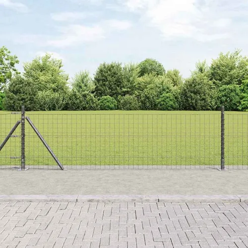 vidaXL Zaunpfosten Set 7 Stück Ø32mm 50cm aus verzinktem Stahl - Gartenzäune: Robuste Zaunpfosten aus verzinktem Stahl für eine langlebige und wetterbeständige Lösung im Außenbereich. Ideal für einfache Installation und vielseitige Nutzung in deinem Garten.