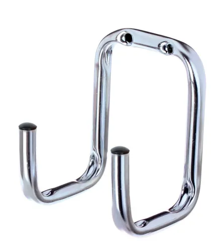 Wandhaken doppelt  Alberts blau verzinkt abgewinkelt Ø12mm 115x80x90mm