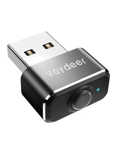VAYDEER Präzise USB Mouse Jiggler – Mausbewegungs-Simulator mit 3 Modi, On/Off-Taste und einfacher Installation – Nicht nachweisbar.