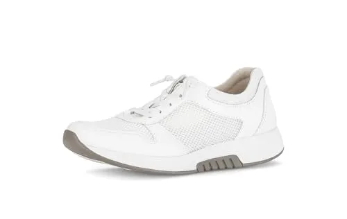 Gabor Rollingsoft Keilsneaker - Sportlicher Freizeitschuh mit Label - Wanderschuhe: Komfortabler Keilsneaker mit OPTIFIT-Wechselfußbett und leicht profiliertem Gummi-Laufsohle für unbeschwertes Gehen.