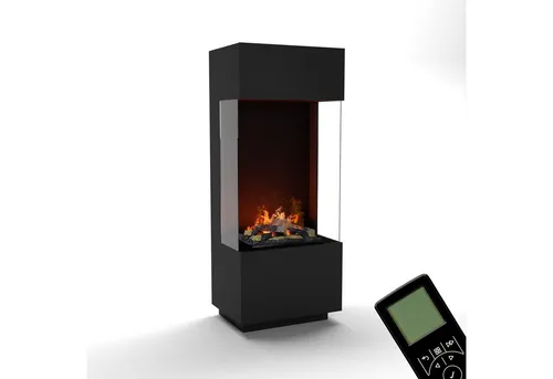 GLOW FIRE Elektrokamin OGF 1 - 3D Wasserdampfkamin mit Knisterfunktion - Elektrokamin mit patentierter Opti-myst® Flammtechnik für realistische Flammen. Umweltfreundlich, einfach zu montieren und mit Fernbedienung für individuellen Knistern-Effekt.