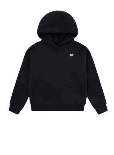 Levi's Baby - Mädchen LVG Batwing Chest HIT Hoodie Hooded Sweatshirt, Jet Black,