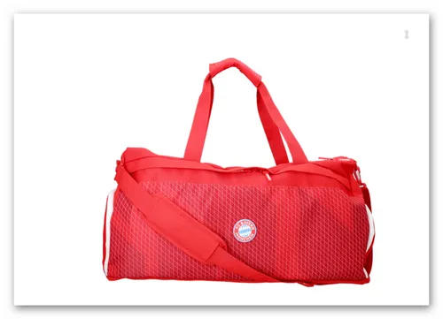 FC Bayern München Sporttasche 50 l – Unisex Reisetasche in Rot - Fußball-Fanshop: Offizielle FC Bayern München Sporttasche mit 50 l Füllmenge, ideal für Fans und Sportbegeisterte, aus robustem 100% Polyester.