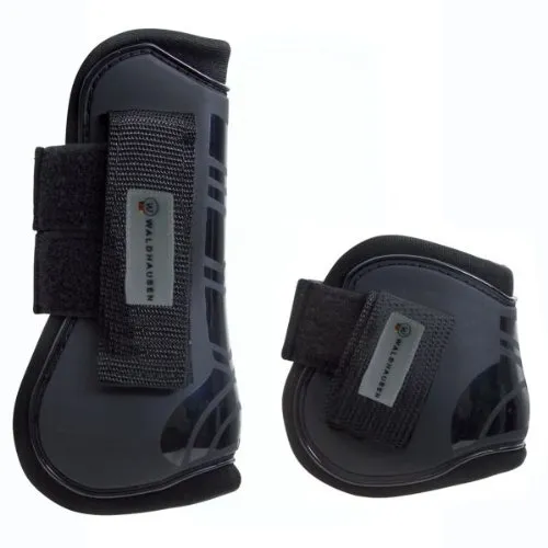 WALDHAUSEN Gamaschen & Streichkappen Pro, Set in schwarz von Waldhausen