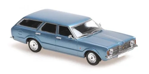 Maxichamps 940081311 Ford Taunus Turnier 1970 blau metallic - Modellauto im Maßstab 1:43, detailgetreu und ideal für Sammler von klassischen Ford-Fahrzeugen.