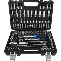 Steckschlüsselsatz 108teilig Knarrenkasten 14 38 Torx Matt 108-teilig