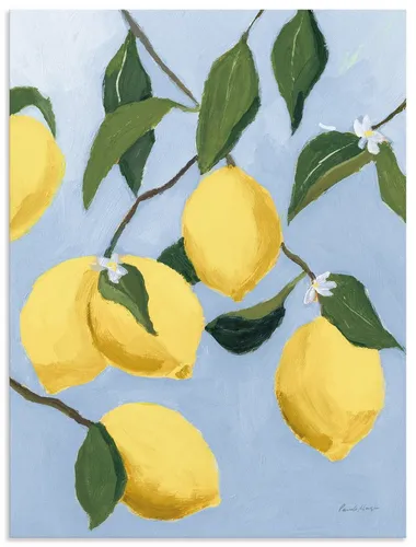 Artland Wandbild Lemon Tree Light, Pflanzenbilder (1 St), als Alubild, Leinwandbild, Poster, Wandaufkleber in verschied. Größen