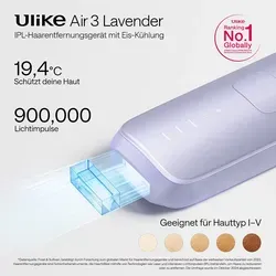 Ulike IPL-Haarentferner Air 3 Plus UI06 PP von Ulike
