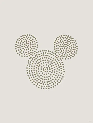Komar Wandbild - Mickey?s Score - Größe: 30 x 40 cm - Poster, Kunstdruck, Dekoration, Wohnzimmer, Schlafzimmer, Disney
