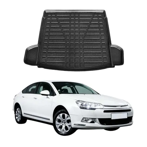 OMAC Kofferraummatte für Citroen C5 (2008-2024) - Gummi TPE Schwarz - Perfekte Passform für Citroen C5 2008-2024. Unsere Laderaummatte ist rutschfest, wasserdicht und leicht zu reinigen. Schützt den Kofferraum zuverlässig und sorgt für einen gepflegten Innenraum.