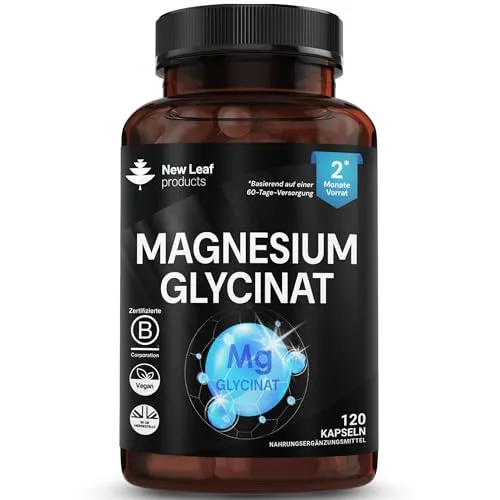 New Leaf Magnesium Bisglycinat 1040mg