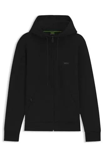 BOSS Saggy Kapuzenpullover - Kapuzenpullover für Herren mit Regular Fit, praktischen Reißverschlusstaschen und Rippbündchen für optimalen Tragekomfort.