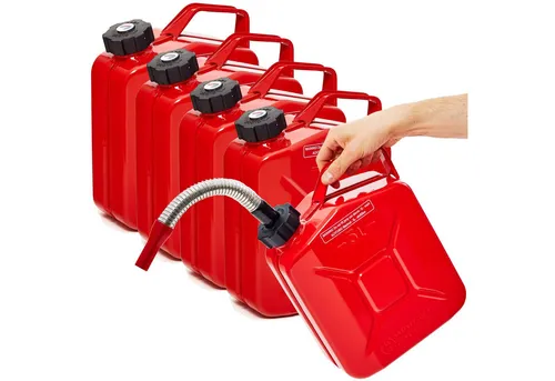 BW Benzinkanister Metall 5 L mit Ausgießer – UN-zugelassen, robust und vielseitig - Hochwertiger 5L Metall Benzinkanister mit Schraubverschluss und Ausgießer. Ideal für die sichere Aufbewahrung von Kraftstoffen. Robuste Bauweise, geprüft nach höchsten Sicherheitsstandards für gewerbliche und private Nutzung.