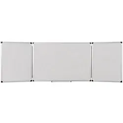 Bi-Office Earth Klappbares Whiteboard Doppelseitig 90x60 cm - Präsentation: Magnetisches, klappbares Whiteboard, ideal für kreative Meetings und Präsentationen, kratzfest und inklusive Stifteablage.